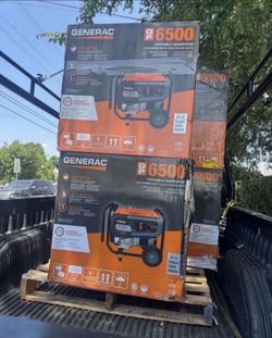 Generac 6500-Watt Gasoline Powered Portable Generator Price in The Description 👇