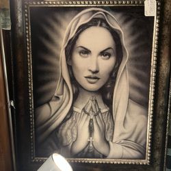 Praying Mary Framed Art