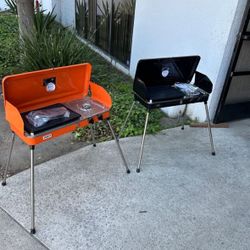 ON SALE!!! Brand New 20000 btu Propane Portable 2 Burners BBQ Grill Outdoor Camping Stove