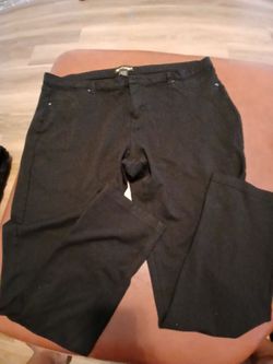 Black Women's Pants Sz 22 with Belt Loops