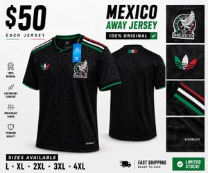 🇲🇽 Mexico Black Jersey 🇲🇽 | L–4XL | $50