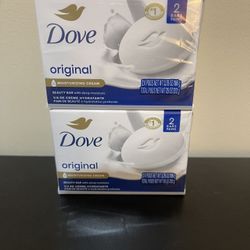 2pack Dove Beauty Bar Women's Bath Soap Original, 3.75 oz 2 Bars