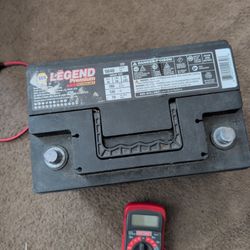 Agm  NAPA Car/ Truck Battery.