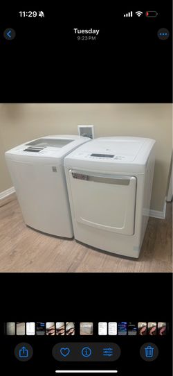 Washer and dryer