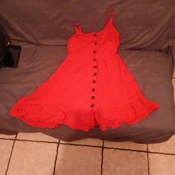 Red Cute Summer Dress 👗