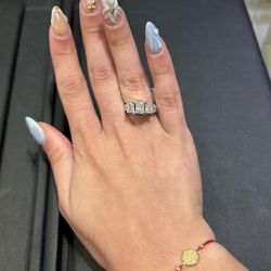 14kt White Gold Lab Diamond Ring 1.98ct