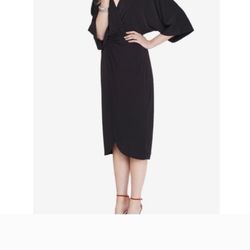 Women's Express Black Wrap dress Sz XS