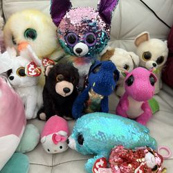 TY Plush Toy Bundle – 12 Cuddly Cuties