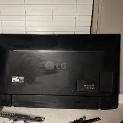 LG Tv With Wall Mount And Fire Stick