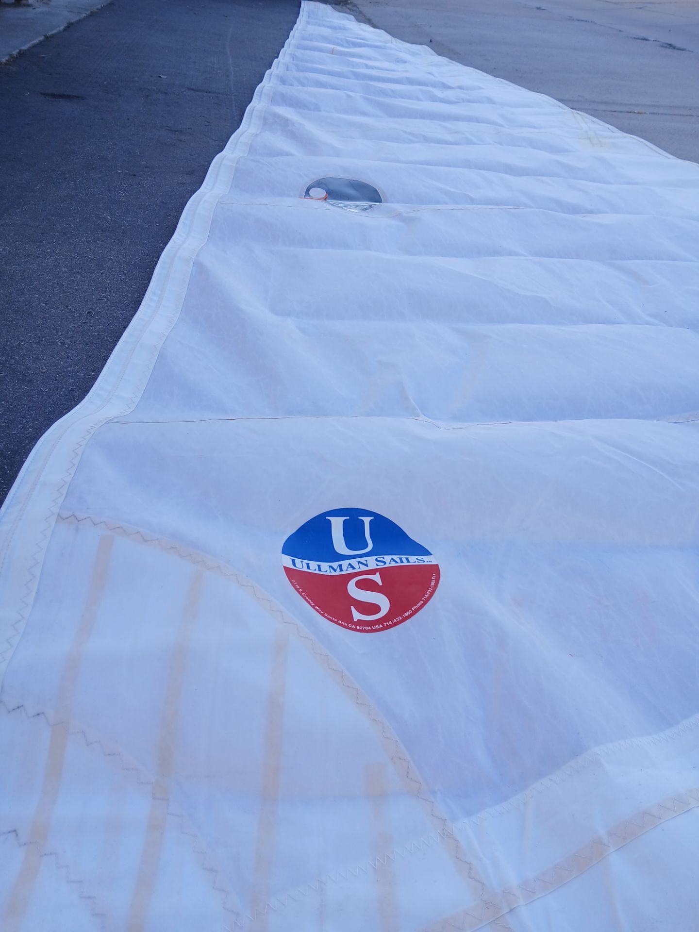 24 x 6 foot Ullman racing main sail