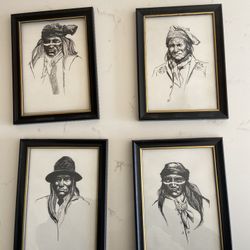 Vintage Hand Pencil Drawings