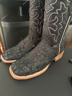 Exotic Pirarucu Cowboy Boots