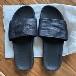 Gucci Men’s Leather Slides