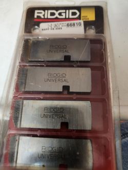NEVER USED  RIGID  #66810 HIGH SPEED UNIVERSAL BSPP PIPE DIES