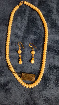 Honora Fresh water Pearl Necklace and Pearl Earrings Set