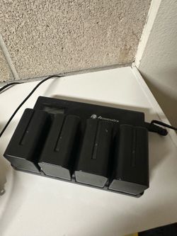 Powerextra NP-F Battery Charger Kit with 4 Batteries