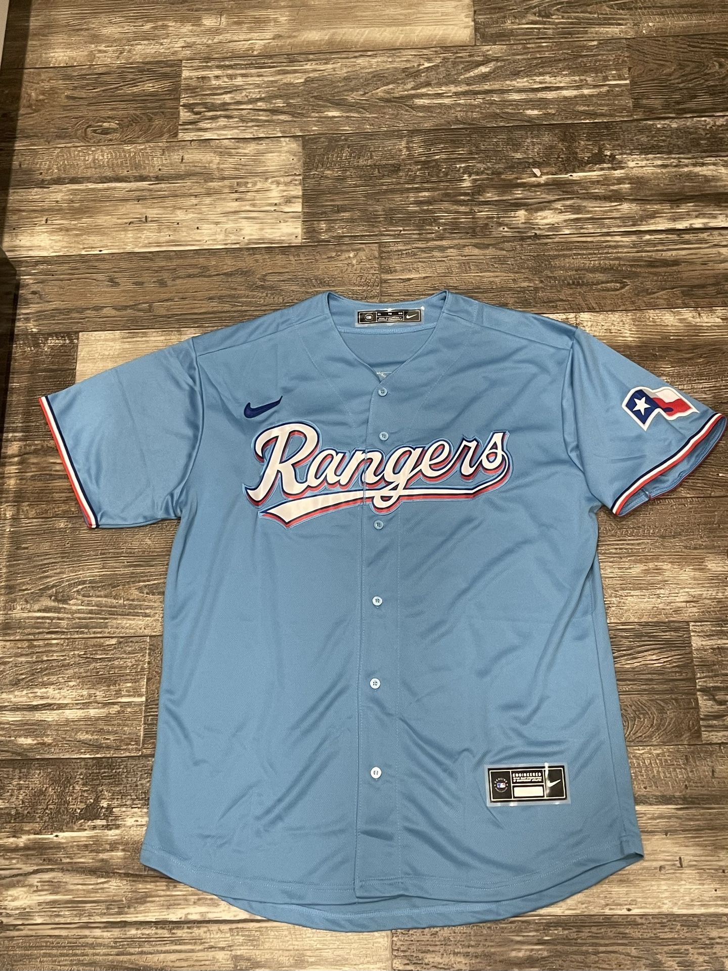Corey Seager (sizes In Description) Light Blue Altérnate Texas Rangers Baseball Jersey