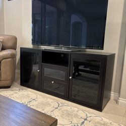 $1100 Wood entertainment center / media stand from Copenhagen