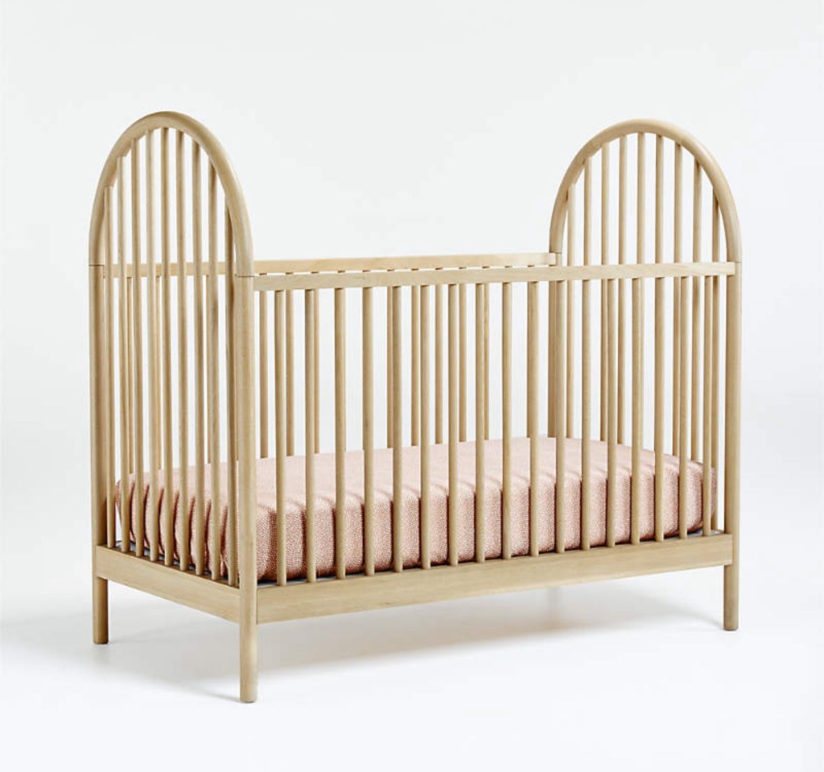Canyon Spindle Natural Wood Convertible Crib by Leanne Ford