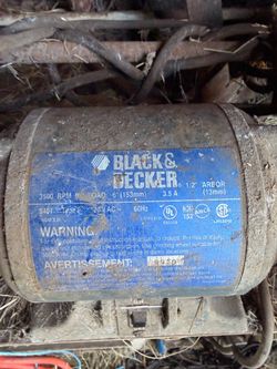black and decker bench grinder with stand