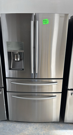 Samsung 4‑Door French Door Fridge – Stainless, Ice & Water