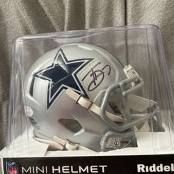 Trevon Diggs Autographed Helmet