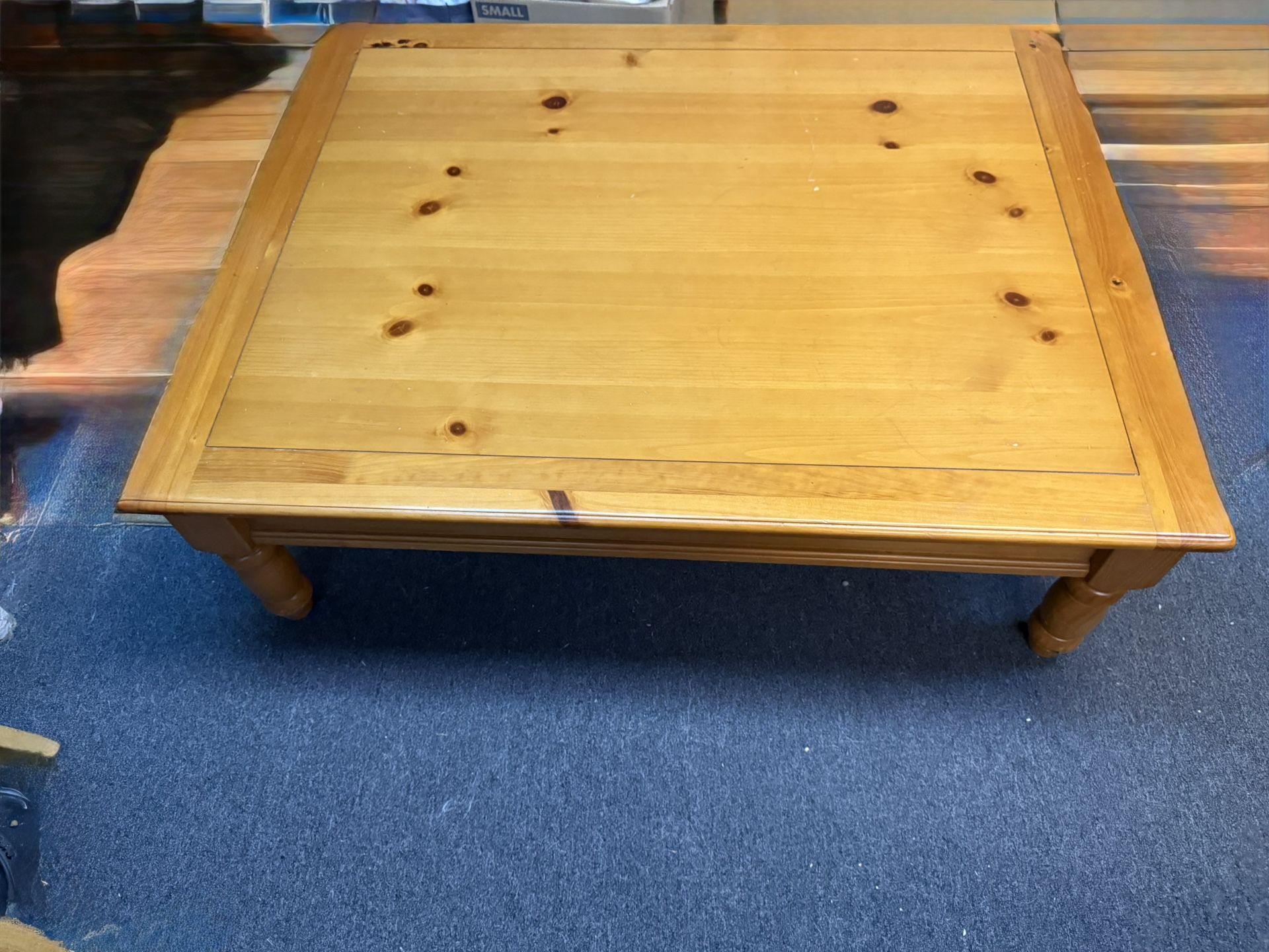 Ashley Solid Pine Wood Coffee Table And Side/End Table