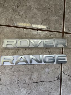 Metal Ranger Rover Emblems 