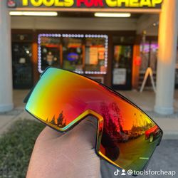 BOMBER EYEWEAR JOHNNY Safety - Red Mirror $46 ( Includes microfiber bag )