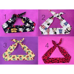 Pin Up Hairwraps Head wraps Bandana Scarfs