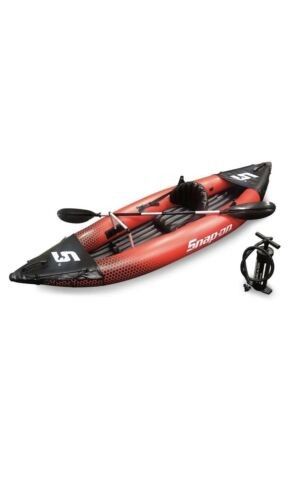 New In Box Snap-On Inflatable Fishing Kayak