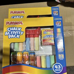 Playskool Chalk Activity Pack, 43 pieces