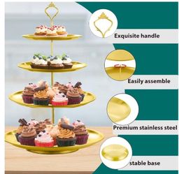 New in box, stainless steel dessert tier