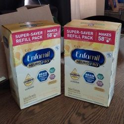 2 ENFAMIL NEURO PRO Super Saver Refiil Pack Boxes Both For 100 CASH  
(DELIVERY IS AVAILABLE)