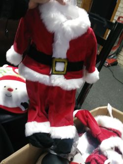 Newborn Baby santa clause outfit