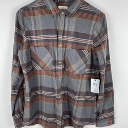 Plaid Flannel Men’s Size Medium Rip Curl Long Sleeve Button Up NWT
