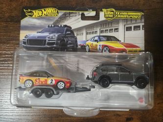 Hot Wheels Premium Car Culture Team Transport Set Porsche