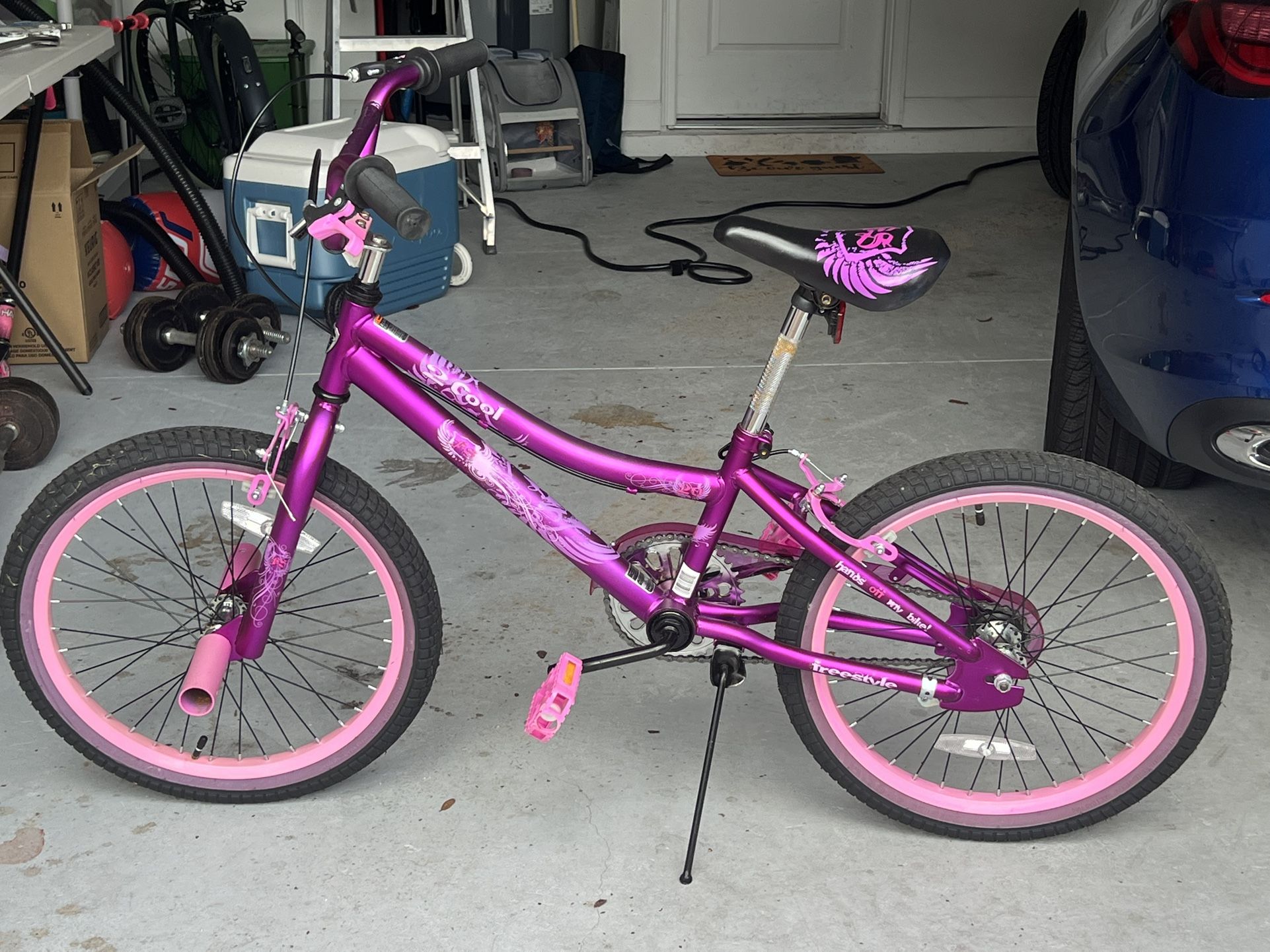 Girls 20in Bike Purple and Pink Like New