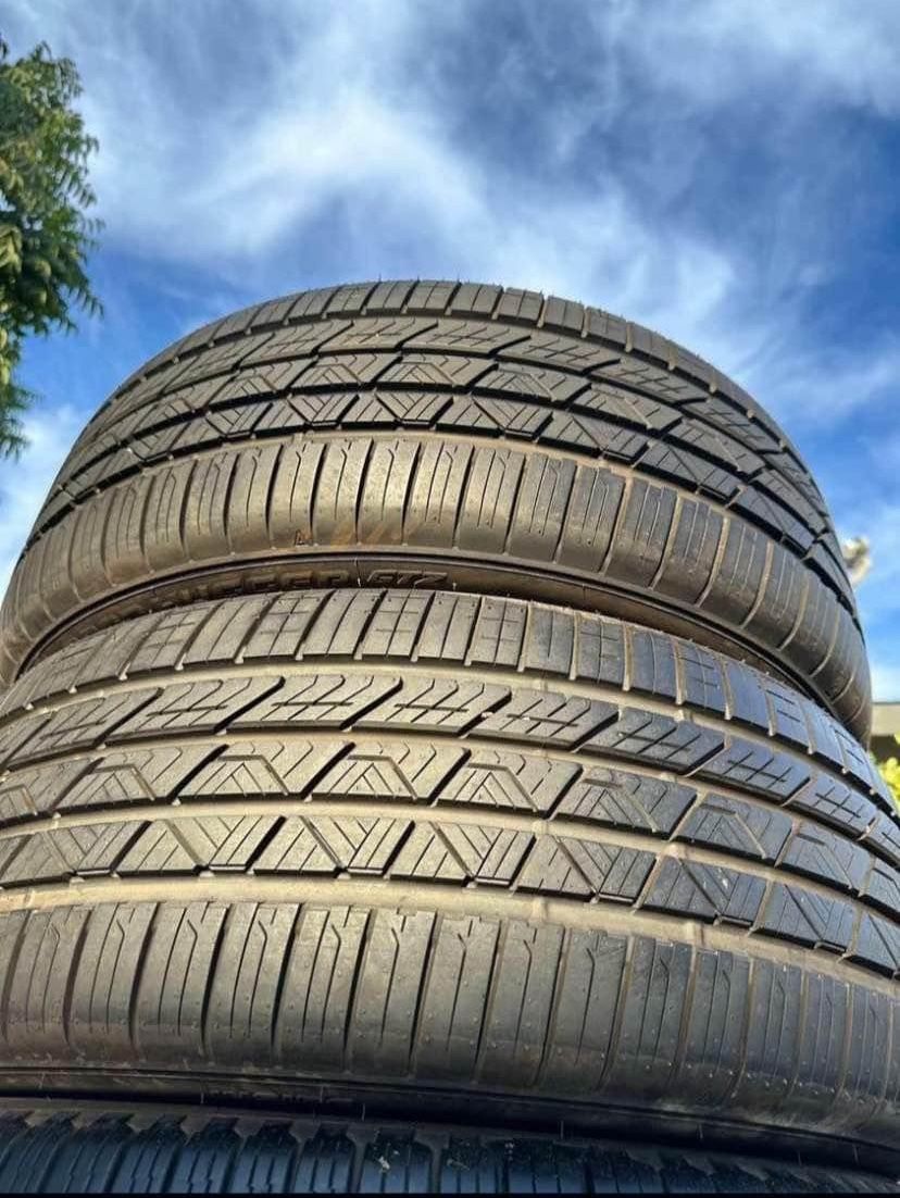 245 45 20 road hugger GTZ 245/45/20 used tires 245/45R20
