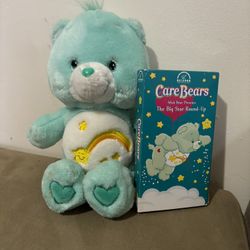WISH BEAR CARE BEAR & VHS