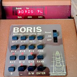 Vintage 70s Boris Electric Chess Set 