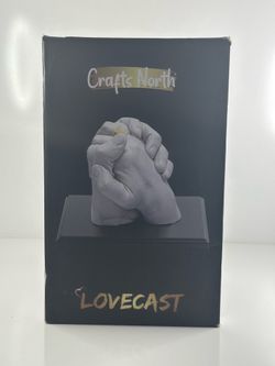 Crafts North Hand Casting DIY Kit for Couples | Complete kit with Acrylic Dis...