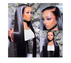 13x4 Lace Front Wigs Human Hair for Women 250 Density HD Transparent