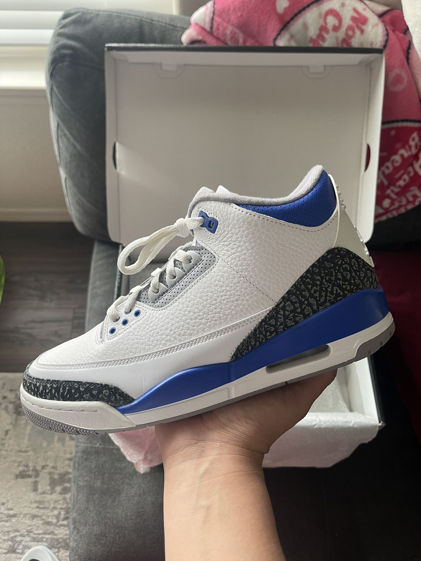 Jordan Retro Racer Blue Size w/ Original Box Lightly Used