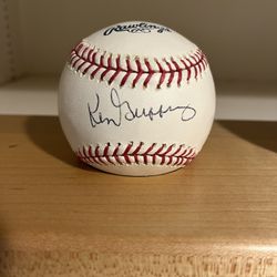 Ken Griffey SR Autograph Ball 