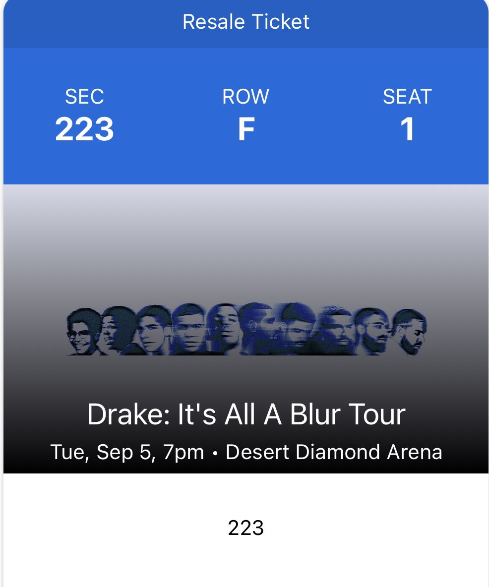Drake Tickets for Sale in Phoenix, AZ - OfferUp