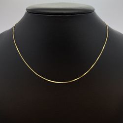 Gold Box Chain 14K New 