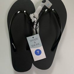 Women’s Size 7 Black Flip Flop Sandals