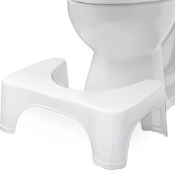 Squatty Potty Standard 7" Toilet Stool, Whie