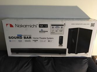 Nakamichi 400W Sound Bar Home Theatre System w/ wireless subwoofer